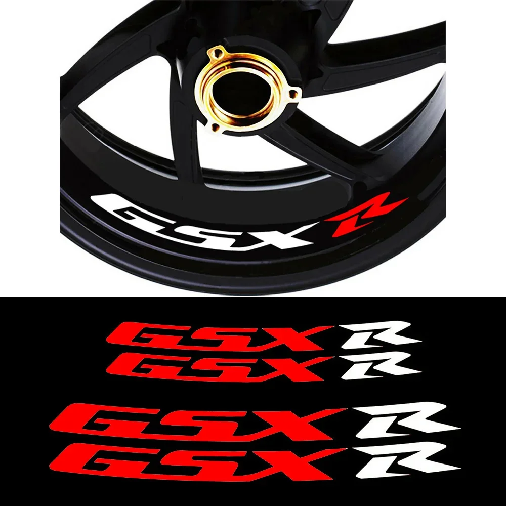 

4 х для suzuki gsxr gsx-r 600 750 1000 обод колеса мотоцикла виниловые светоотражающие декоративные наклейки для тела наклейки