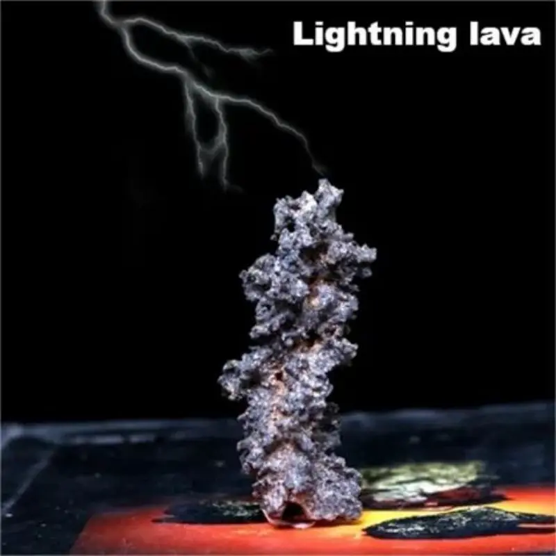 1Pcs Nature Stone Natural Lightning Lava Thunderstone Natural Rock Specimen Collection Of Strange Stones