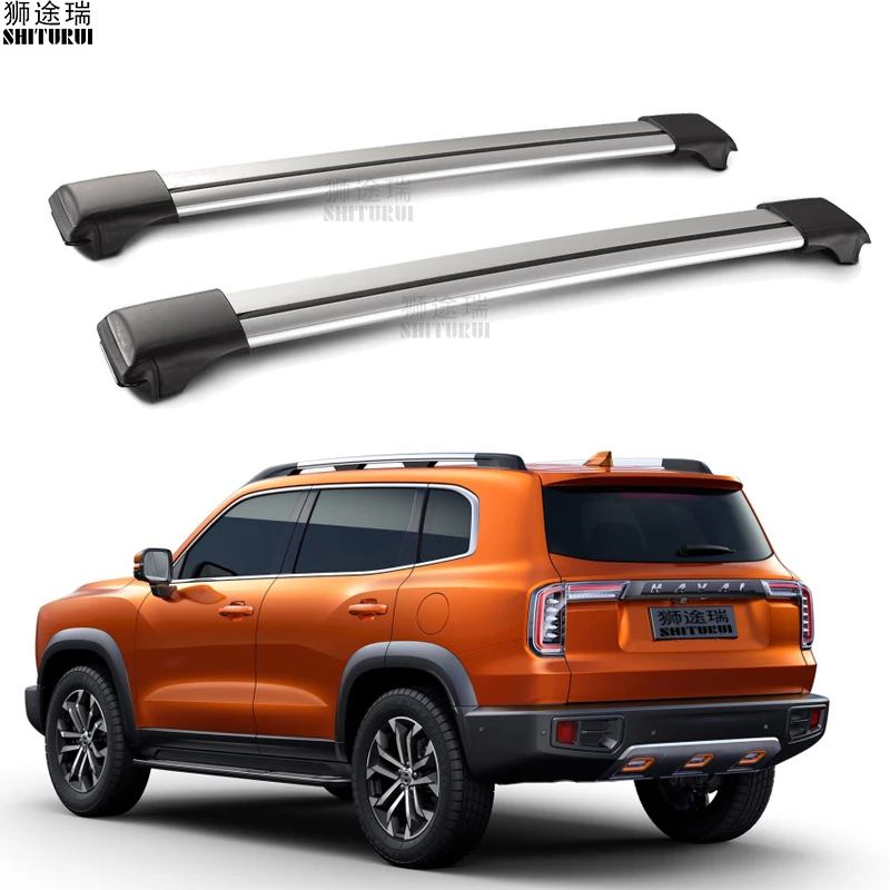 

2Pcs Roof Bars for Haval dargo Aluminum Alloy Side Bars Cross Rails Roof Rack Luggage