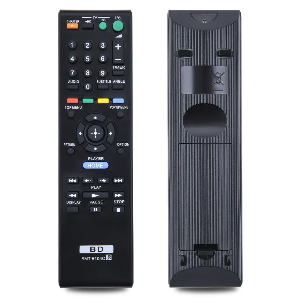 New RMT-B104C BLU-RAY DISC Player Replace Remote fits for Sony BDP-S185 BDP-S270 BDP-S300 BDP-S350 BDP-S360 BDP-S370 BDP-S380 BD