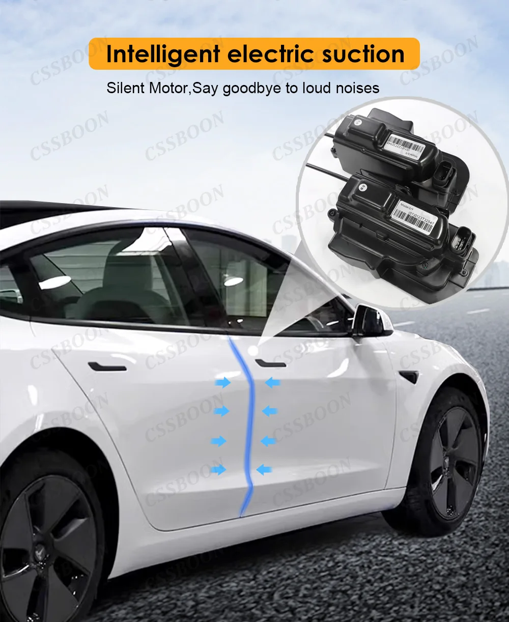 Ł CSSBOON Auto Model 3 Y Akcesoria 6-й электрический дверной комплект с мягким закрыванием