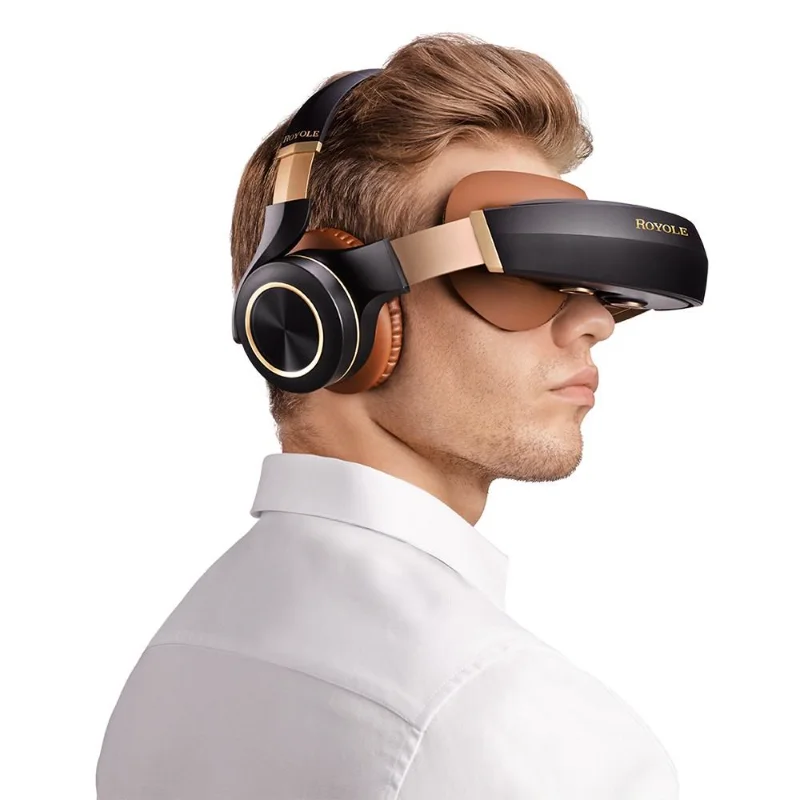 Оригинальная 3D VR-гарнитура Royole Moon все в одном Hi-Fi наушники очки виртуальной