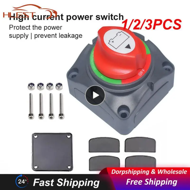 

1/2/3 шт. автоматический переключатель отключения аккумулятора 12 в 24 в морской 200 А 2/4 а автомобильный двойной переключатель аккумулятора позиционный переключатель аккумулятора