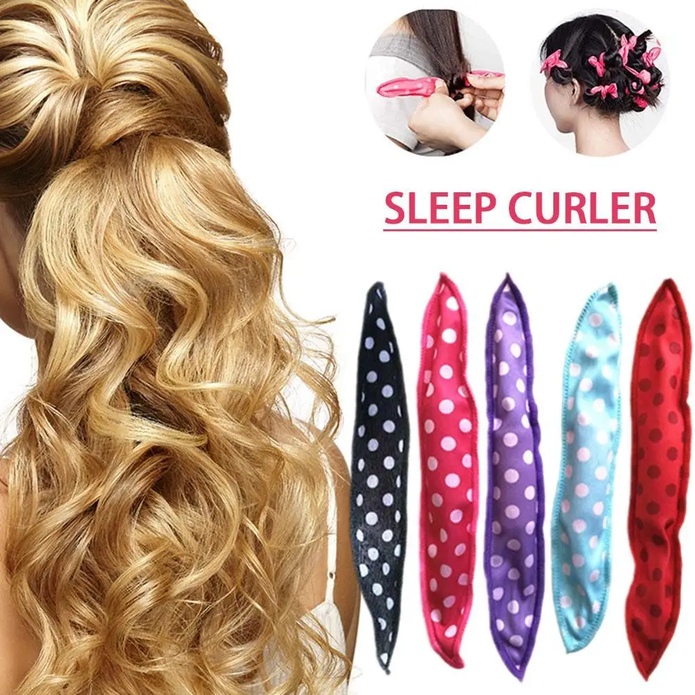 

10Pcs/Lot Hair Curlers Soft Sleep Pillow Hair Rollers Set Best Flexible Foam and Sponge Magic Hair Care DIY Hair Styling Tools
