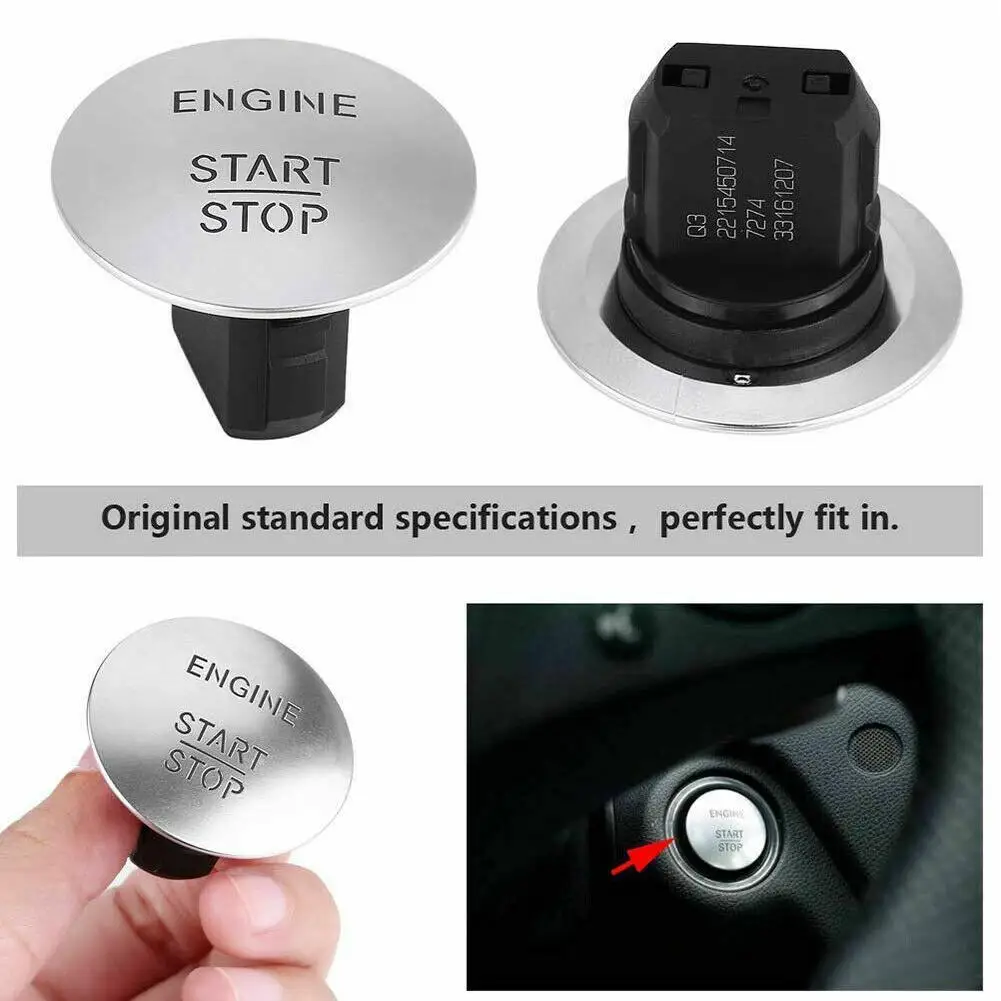 

Keyless Go Start Stop Push Button Car Engine Ignition Switch 2215450714 For Mercedes W205 W212 W164 W166 W221