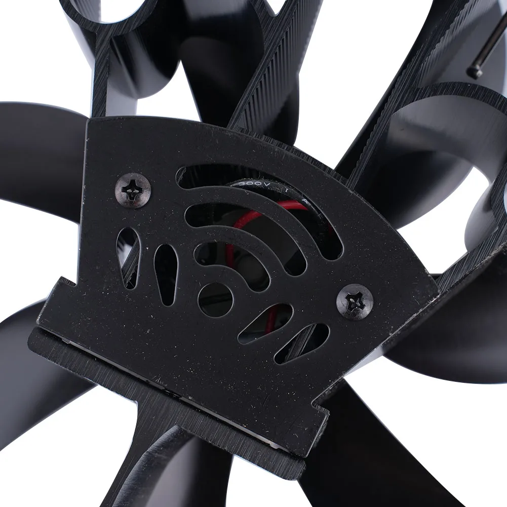 

Fireplace Parts Fireplace Fan 800-1100rpm Air Volume CFM 180-210 Aluminum Alloy Profile Heat Powered Stove Fan