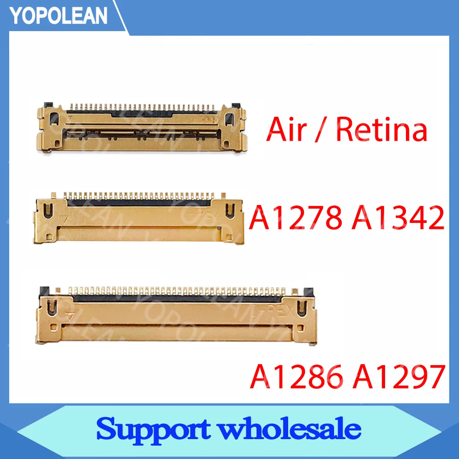 Новый 30-40-контактный ЖК-светодиод LVDs Кабельный разъем для Macbook Pro Air A1286 A1297 A1278 A1342
