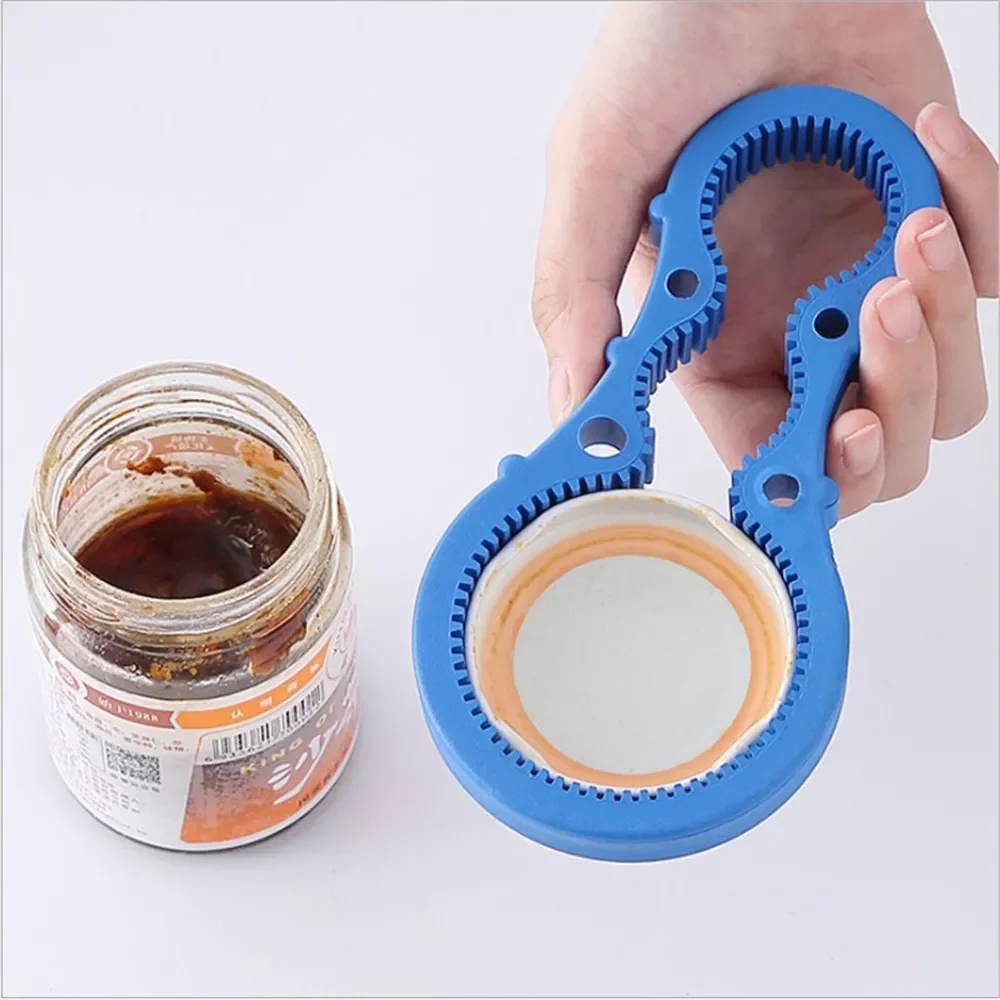 

2022New Bottle Jar Opener Multi Purpose Jar Lids Can Tin Handy Flexible Twister Rubber Screw Grip Cap Device Kitchen Tools