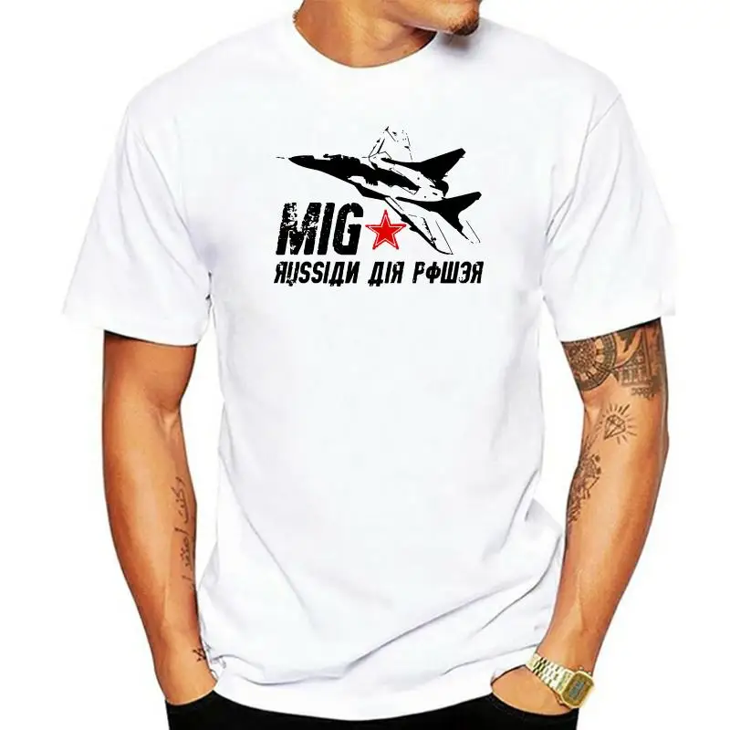 

2022 Fashion Short Sleeve MIG 29 Russian Air Power T-Shirt custom tees
