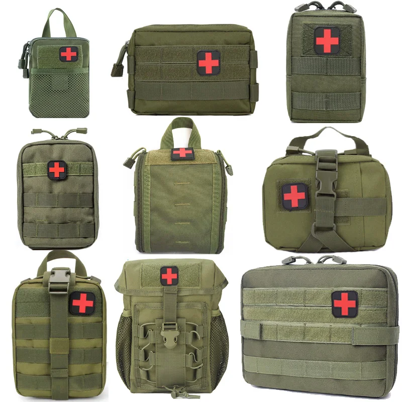 

Military Tactical Bag Waist Belt Pack Hunting Vest Emergency Tools Pack Outdoor Medical First Aid Kit Camping Survival Pouch