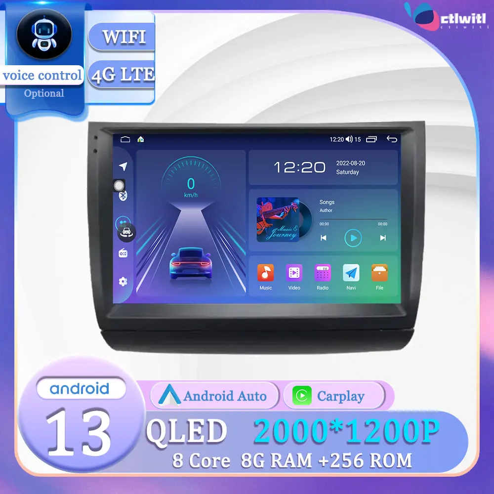 

Android 13 For Toyota Prius 20 2003-2009 Touch Screen Autoradio Carplay Car Stereo Radio Navigation Videp Player Multimedia