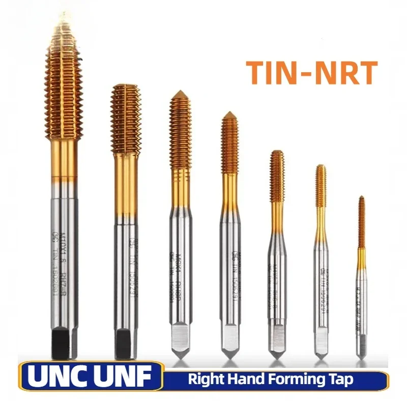 1 шт. HSSE с оловянным формовочным метчиком UNF UNS 0-80 1-72 2-56 4-40 8-32 5/16-32 3/8-24 7/16 1/2-13 9/16 5/8