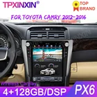 Автомобильный GPS-навигатор Tesla Style Android 9,0 PX6 4 ГБ для TOYOTA CAMRY 2012-2016 стерео головное устройство мультимедийный плеер автомобильное радио DSP