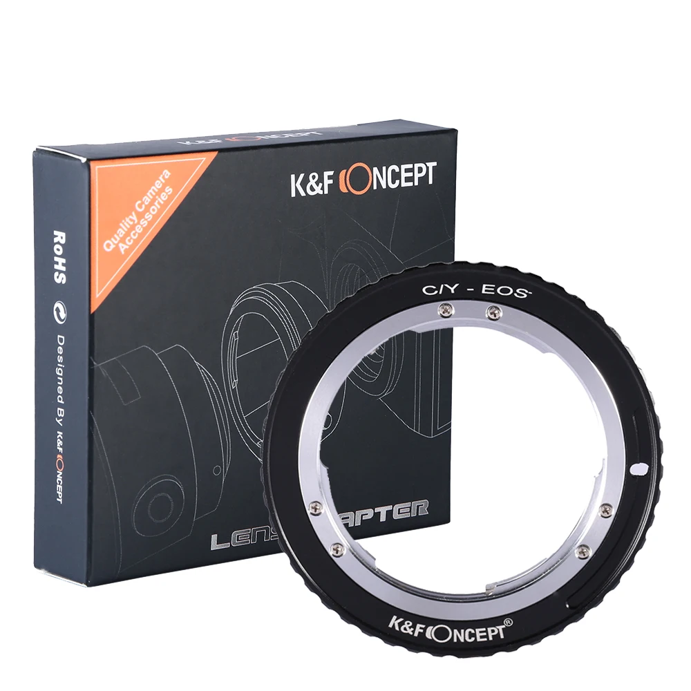 

K&F Concept Lens Adapter for Contax Yashica CY mount lens to Canon EOS EF camera 1DX 5DS 5D3 6D2 7D 700D 750D 760D