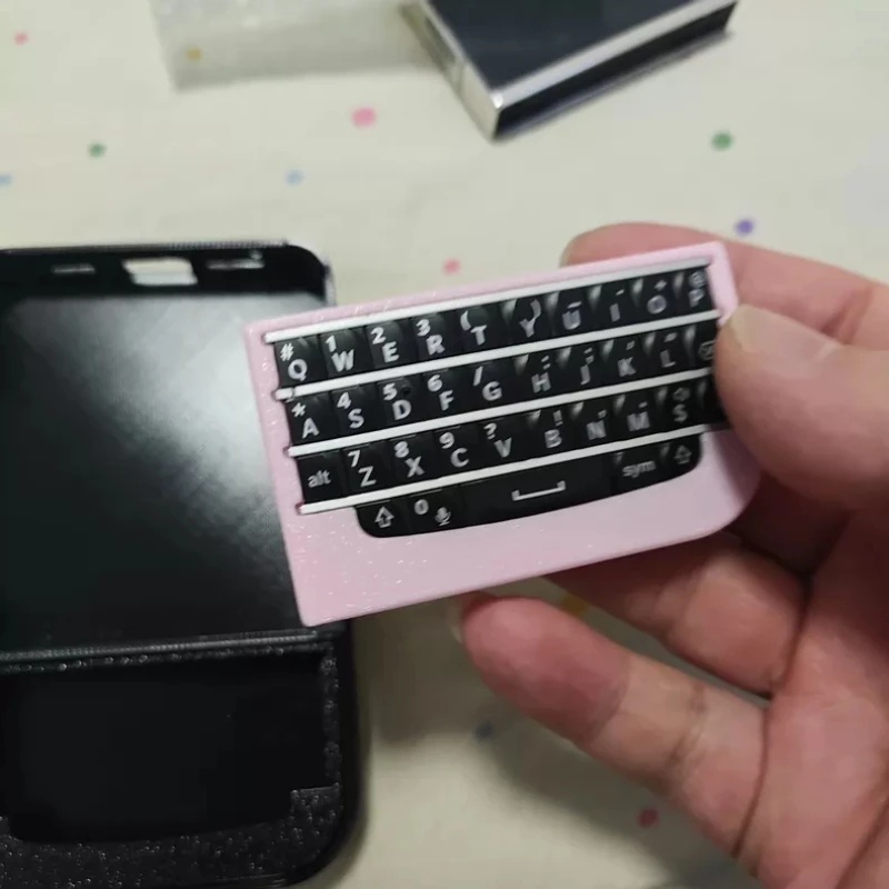 Фото Мини-клавиатура Blackberry Q10, изготовленная на заказ, с 3D-печатью, Bluetooth-панель для клавиатуры BlackBerry Q10, аккумулятор 450 мАч, аксессуары для клавиатуры №5