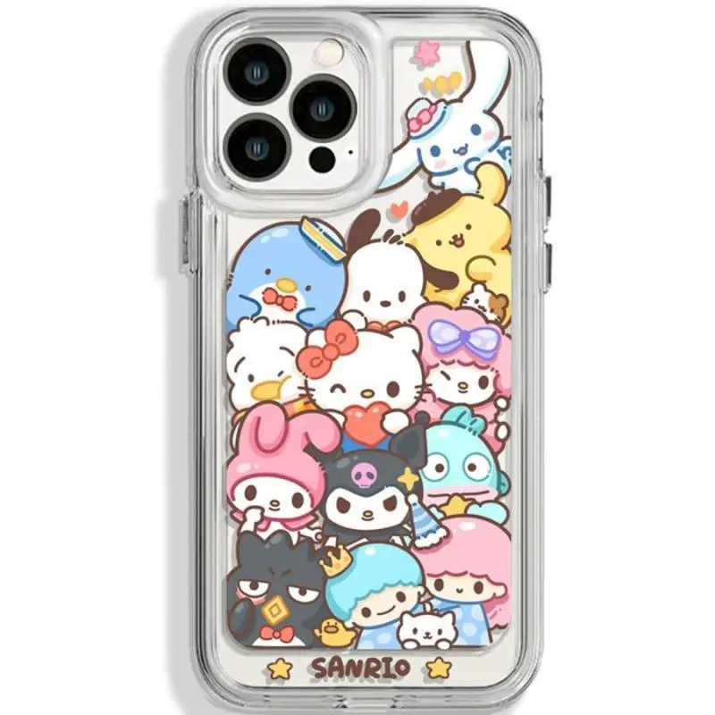 

Sanrio Phone Case Pochacco Kawaii Accessories Cute Anime Apply Iphone14Promax 13 12 Xsmax Xr Protect Fall Prevention Girls Gift