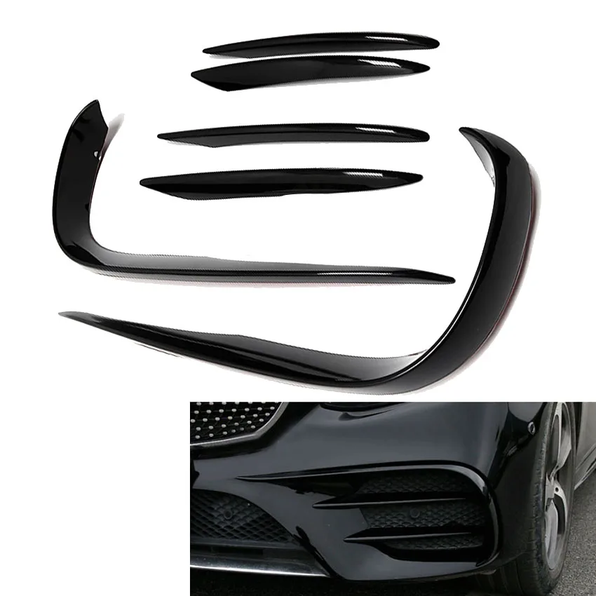 Автомобильный передний бампер спойлер крышка противотуманная зеркальная