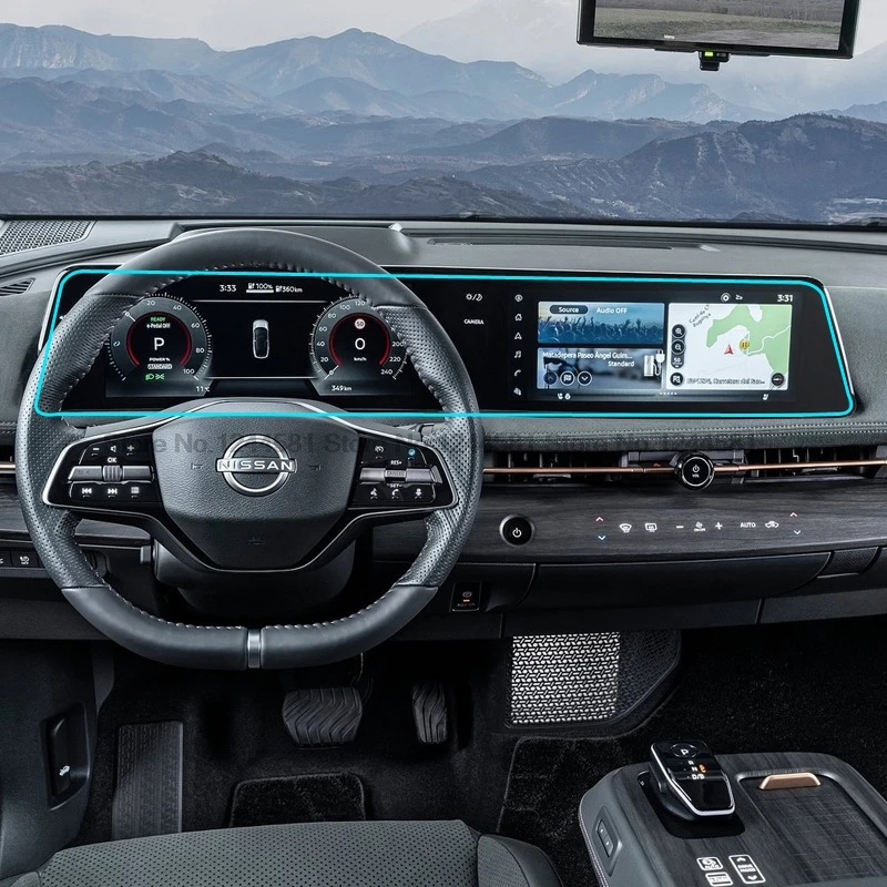 

Защитная пленка из ТПУ для Nissan Ariya 2021-2023, автомобильная інформаторская развлечения, GPS-навигационная пленка, ЖК-экран, защита приборной панели
