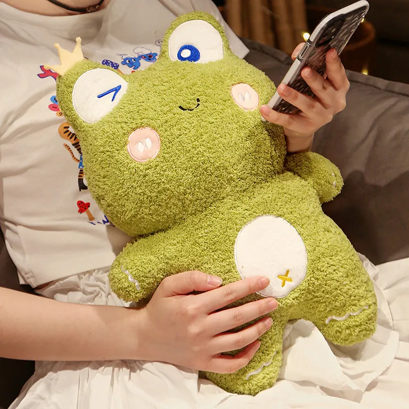 

1pc 40CM Adorable Bunny Pig Panda Frog Stuffed Cartoon Animals Baby Appease Toy Doll For Children Kids