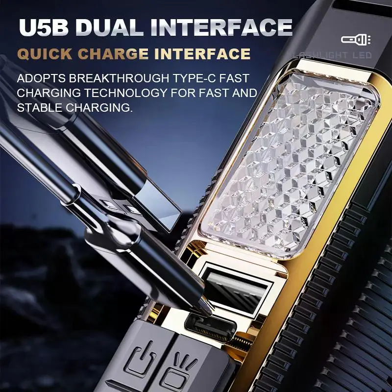 Светодиодные фонарики E2 высокой мощности тактические дисплей яркости USB-зарядка