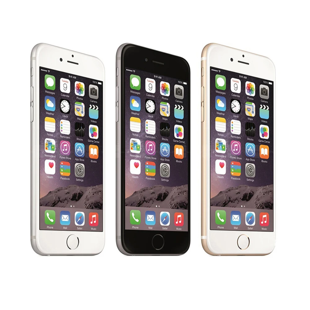 Мобильный телефон Apple iPhone 6 4G LTE, 4,7 дюйма, IPS LCD Touch ID, 16 ГБ, 32 ГБ, 64 ГБ ПЗУ, разблокированный, двухъядерный сотовый телефон Apple A8 IOS (art.: 3920caec82206) - 3920caec82206
