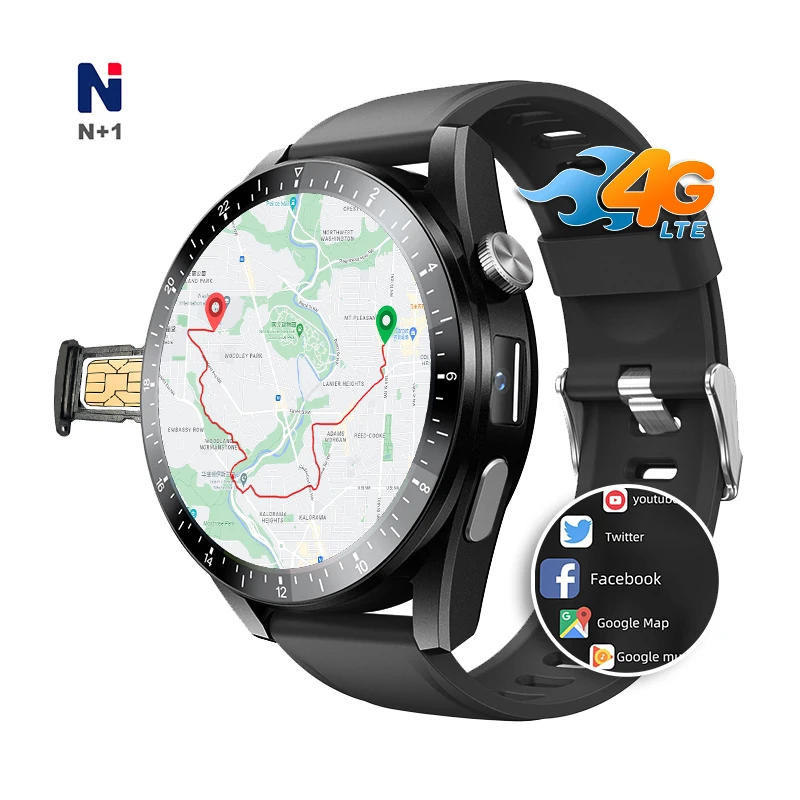 

GPS Navigation Smartwatch Men Android Camera Sim 4g GPS WIFI Smart Watch