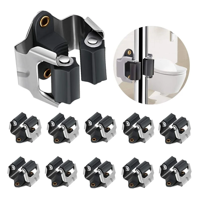 

Hooks Hanger Mop Heavy Mounted Tool Broom Clip Bathroom Clip 2pcs Rack Mop Holder Storage Clip Organizer Wall Storage Duty Metal