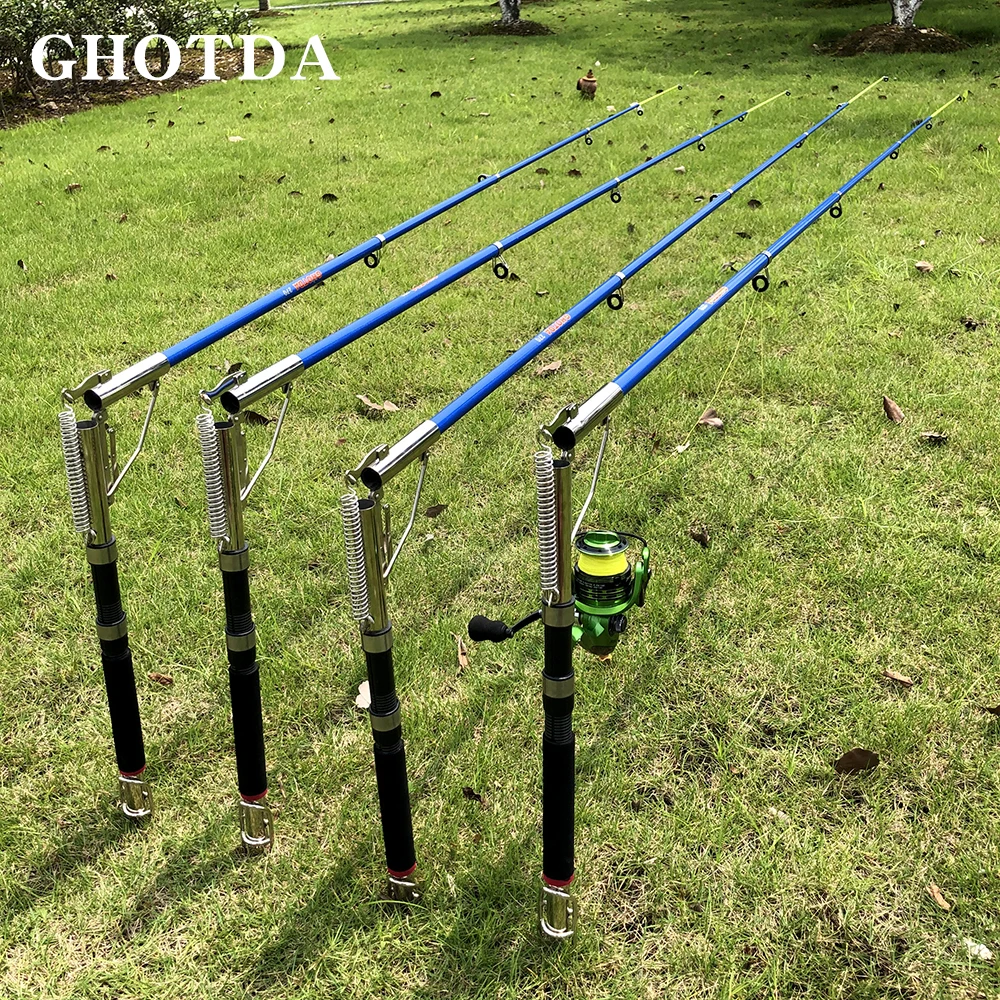

GHOTDA Fishing Accessories Fishing Automatic Rod Efficient Automatic Pole Lifter Fishing Rod with Holder Fast Stainless Machine