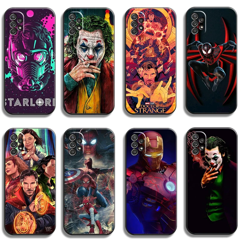 

Marvel Avengers Phone Cases For Samsung Galaxy A51 4G A51 5G A71 4G A71 5G A52 4G A52 5G A72 4G A72 5G Back Cover Carcasa Coque