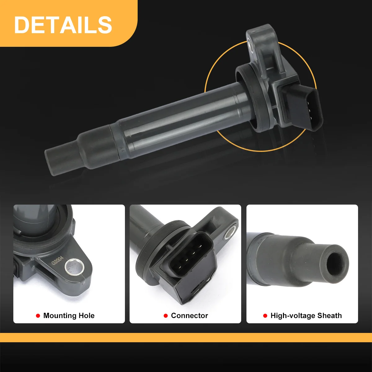 Катушка зажигания DQ50142 90919-02230 673-1303 для Lexus GS430 LS430 SC430 4 3L LX470 Toyota 4Runner Tundra Sequoia Land Cruiser