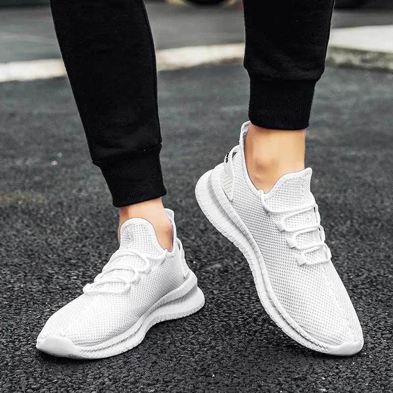 

Кроссовки мужские кожаные, спортивные теннисные кроссовки на толстой подошве, для фитнеса, бега, для подростков