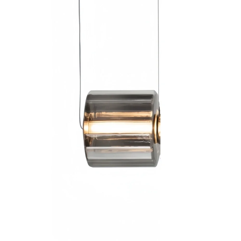Подвесные светильники Artpad дымчато-серые стеклянные