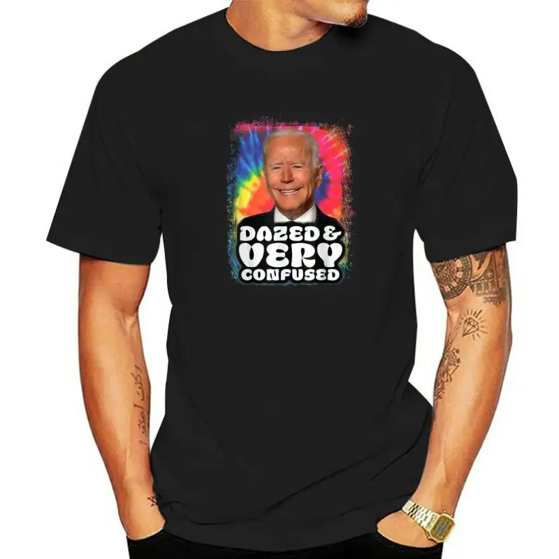 

Biden Dazed and Very Confused Tiedye Funny T-Shirt Humor Funny Anti Joe-Biden Political Joke Clothes Streetwear Graphic Tee Tops