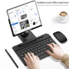Wireless Keyboard and Mouse For Samsung Galaxy Z Fold 4 3 2 Tab iPad Tablet Bluetooth-compatible Keyboard Rotating Folding Stand 2