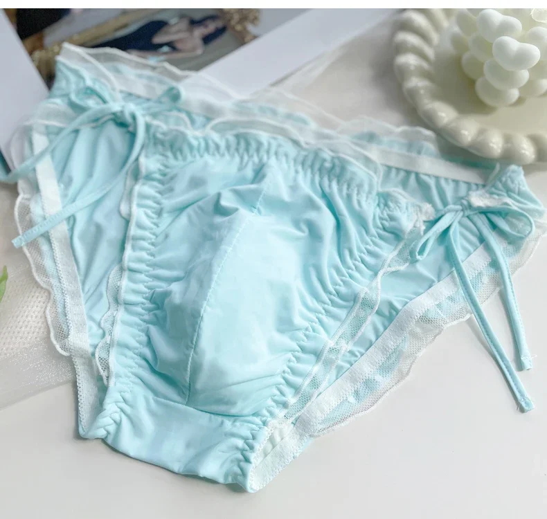 Мужские милые трусики в стиле Харадзюку с веревкой костюмы для вечеринок прямом