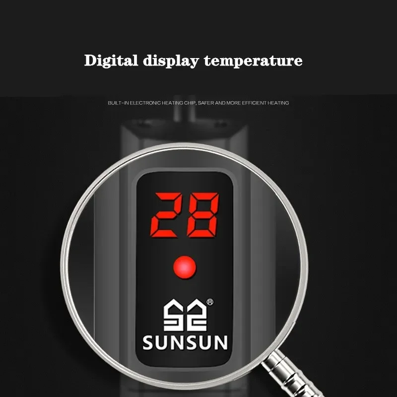 Аквариумный нагреватель погружной автоматический термостат воды в аквариум с