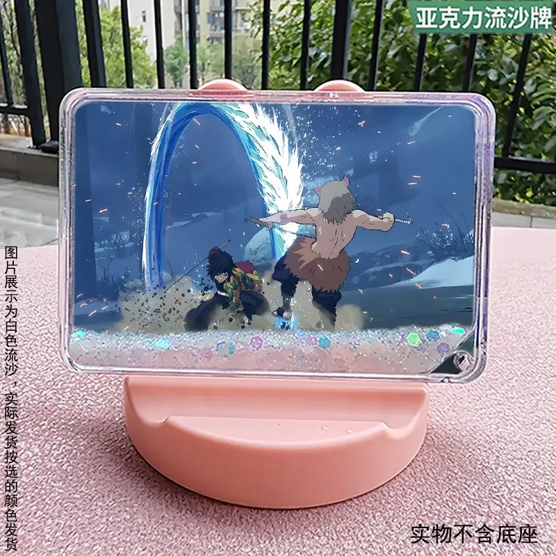 Demon Slayer Giyu Tomioka Tanjiro Kamado Quicksand акриловая подставка аниме периферийные устройства