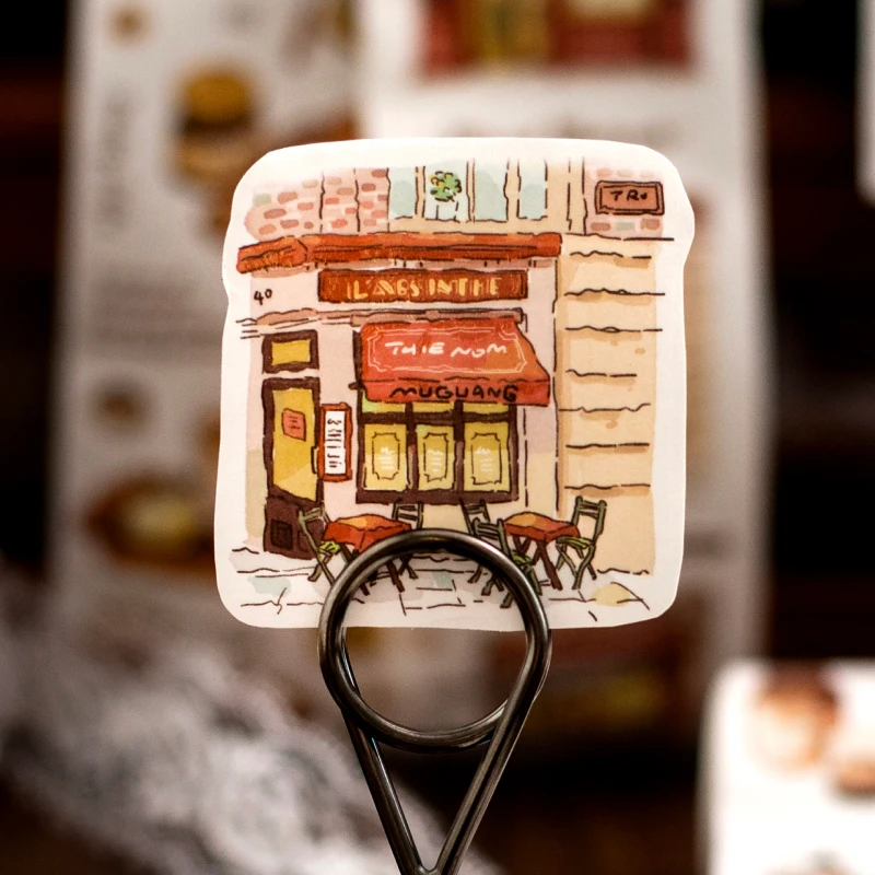 Journal GO 6x200cm Coffee Notes Washi Vintage Scrapbooking Planner Decor Masking Tape Creative DIY Collage Sticker