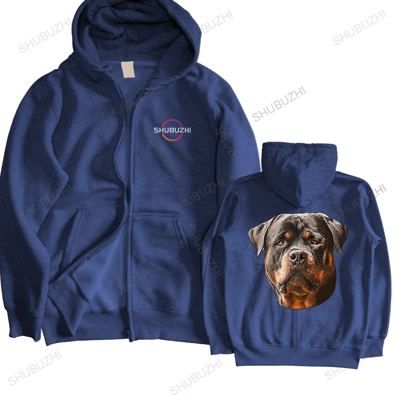 Красивая мужская собака ротвейлера осенне-зимняя повседневная толстовка с
