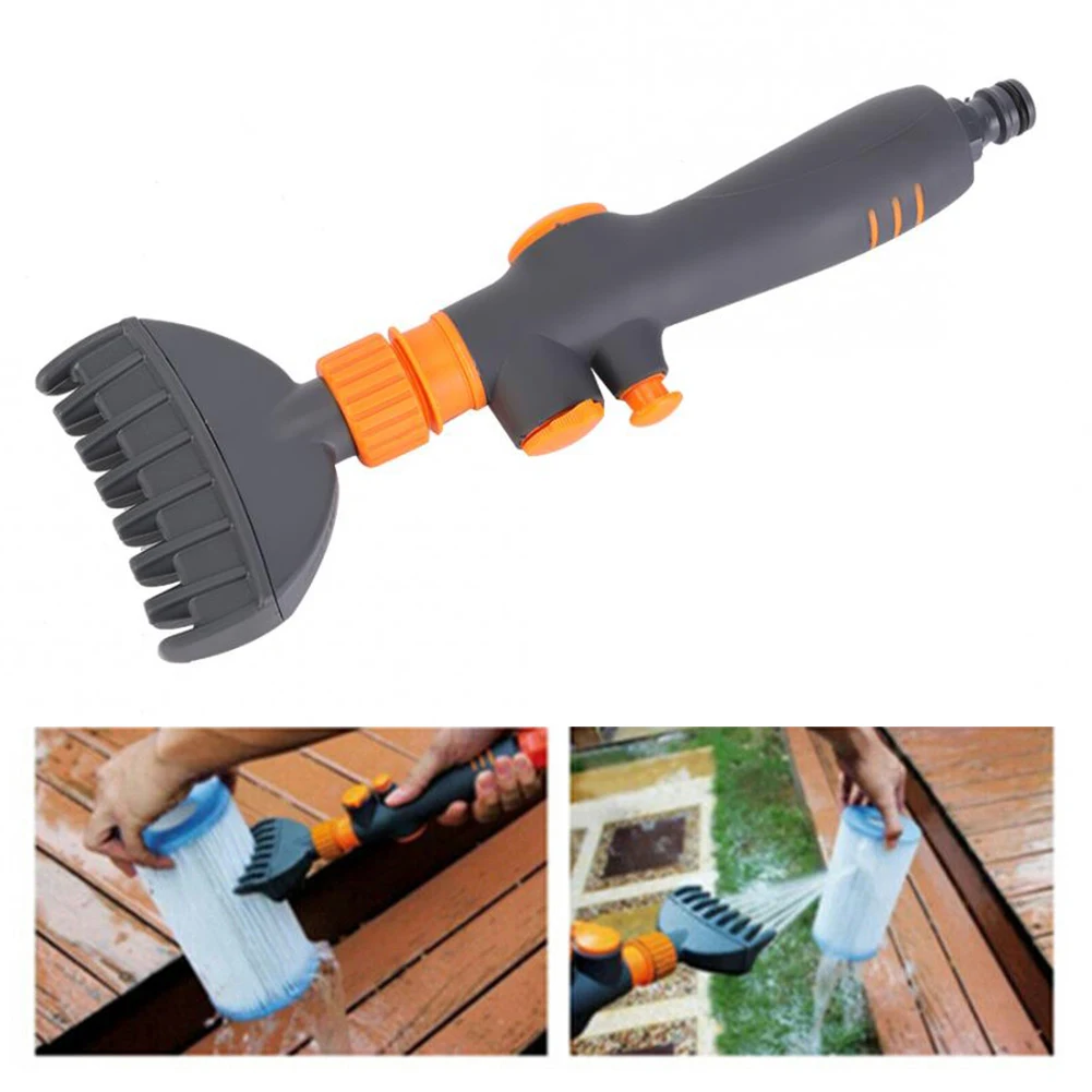 

PVC Handheld Cartridge Cleaning Brush Home Pool Spa Filter Element Jet Cleaner Cleaning Brush Outdoor Hot Tub Accessory