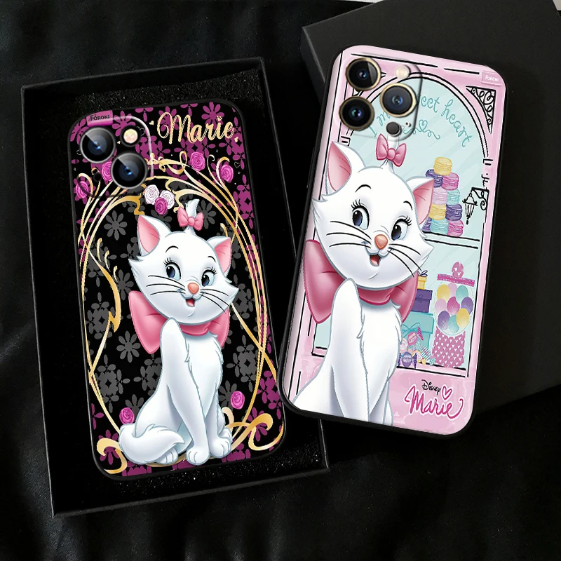 

The Aristocats Cute Marie Cat For Apple iPhone 11 12 13 Pro Max 12 13 Mini X XR XS Max SE 6 6S 7 8 Plus Phone Case Funda Coque