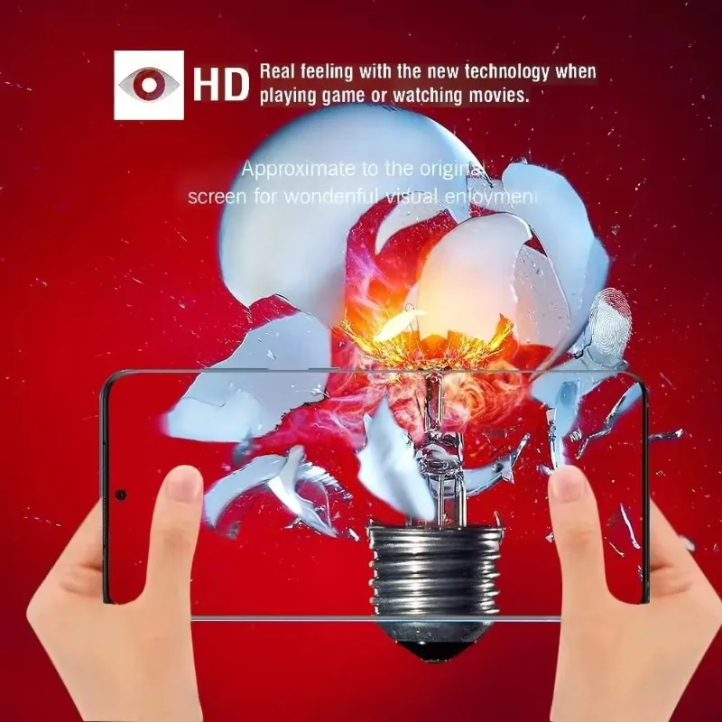 Изогнутое закаленное стекло для Samsung Galaxy S21 S22 S23 Ultra S20 Plus защита экрана от царапин