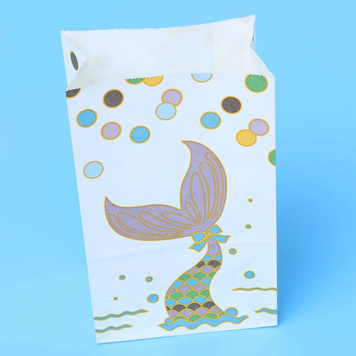 

Mermaid Party Candy Paper Holiday Craft Treat Tail Valentines Biscuit Bakery Box Themed Decor Presents Gift Goodie