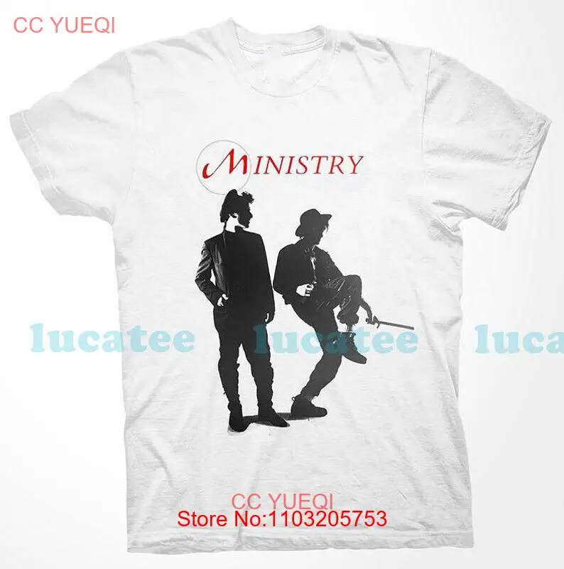 Белая ретро футболка министерства 90-х F92077