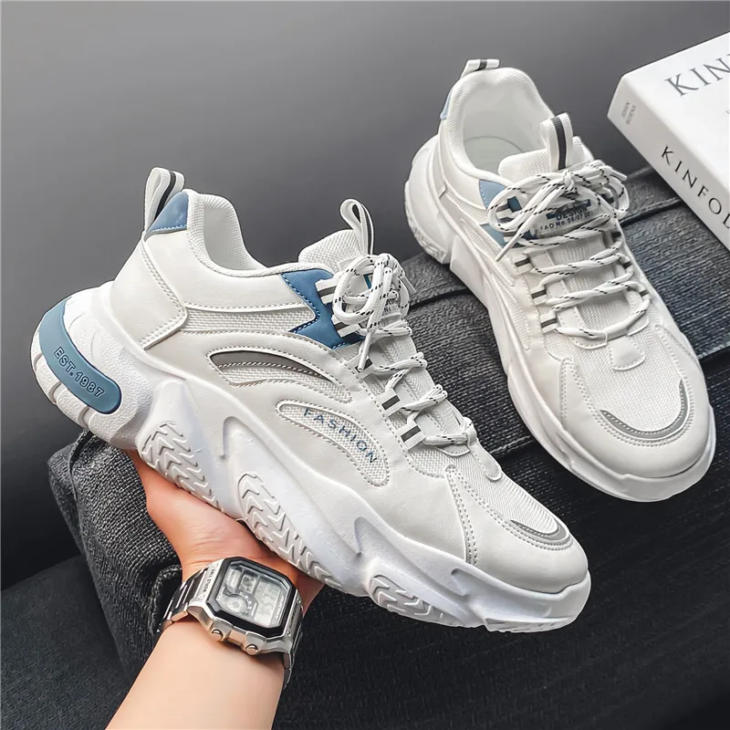 Men Running Shoes Lightweight Sport Shoes Mesh Breathable Casual Sneakers Non-Slip Outdoor for Men New Arrival