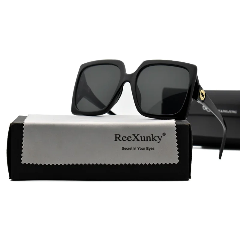 

Солнцезащитные очки с градиентом для мужчин и женщин UV-400, роскошные брендовые Дизайнерские Модные Винтажные темные очки большого размера с...