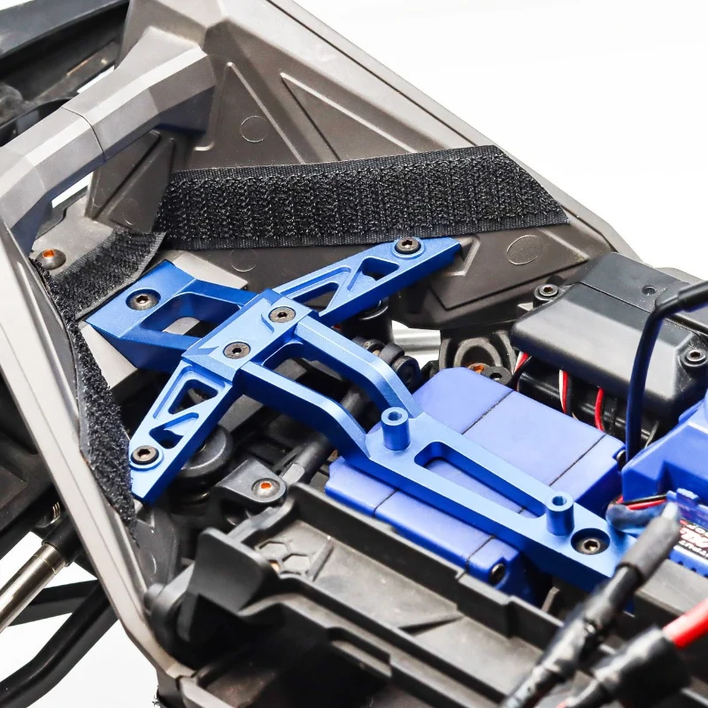 Передний кронштейн шасси из алюминиевого сплава для TRAXXAS 1/10 MAXX W/WIDEMAXX MONSTER TRUCK-89086-4