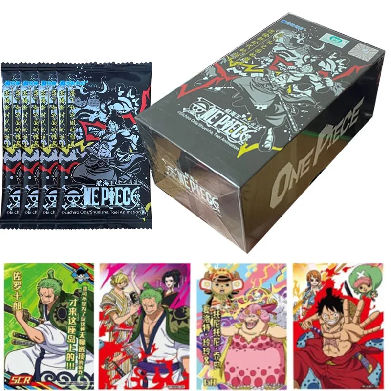 

ONE PIECE Collections Rare Cards Box Anime Luffy Zoro Nami Chopper Tcg Game Collectibles Card Battle For Child Birthday Gift Toy