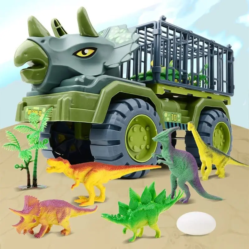 Автомобиль-динозавр игрушечная машинка-переносчик с инерционным механизмом