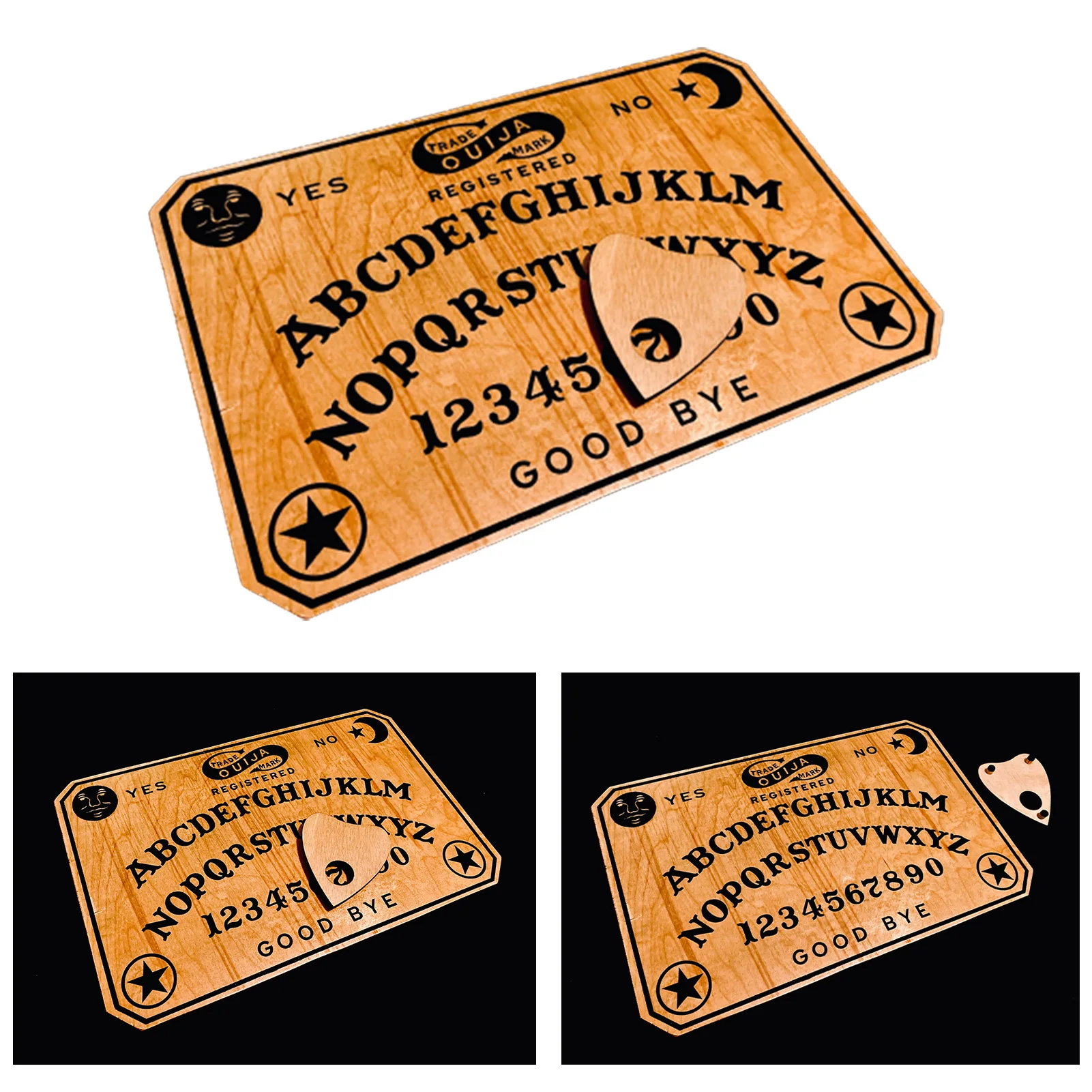 

Доска Ouija ручной работы, деревянная помощь в спокойном общении, духовное соединение и мечта, подходит для семейных собраний